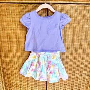 GAP Lilac Short-Sleeve Pocket Tee